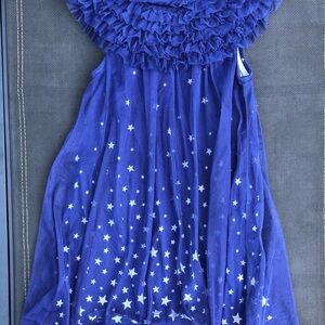 Mini Boden Blue Starry Kids Casual Dress
